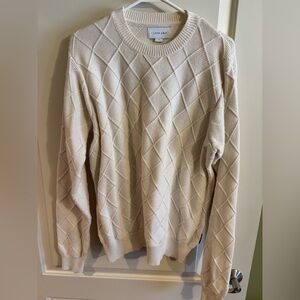 I Love Ugly - Diamond Alza Crew Sweater - Off White - XL